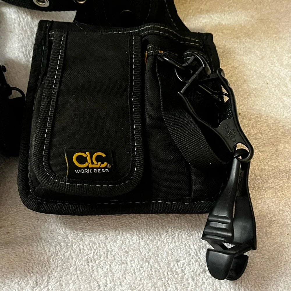 CLC Tool Works 5 Pc Belt/Tool Pouches Set